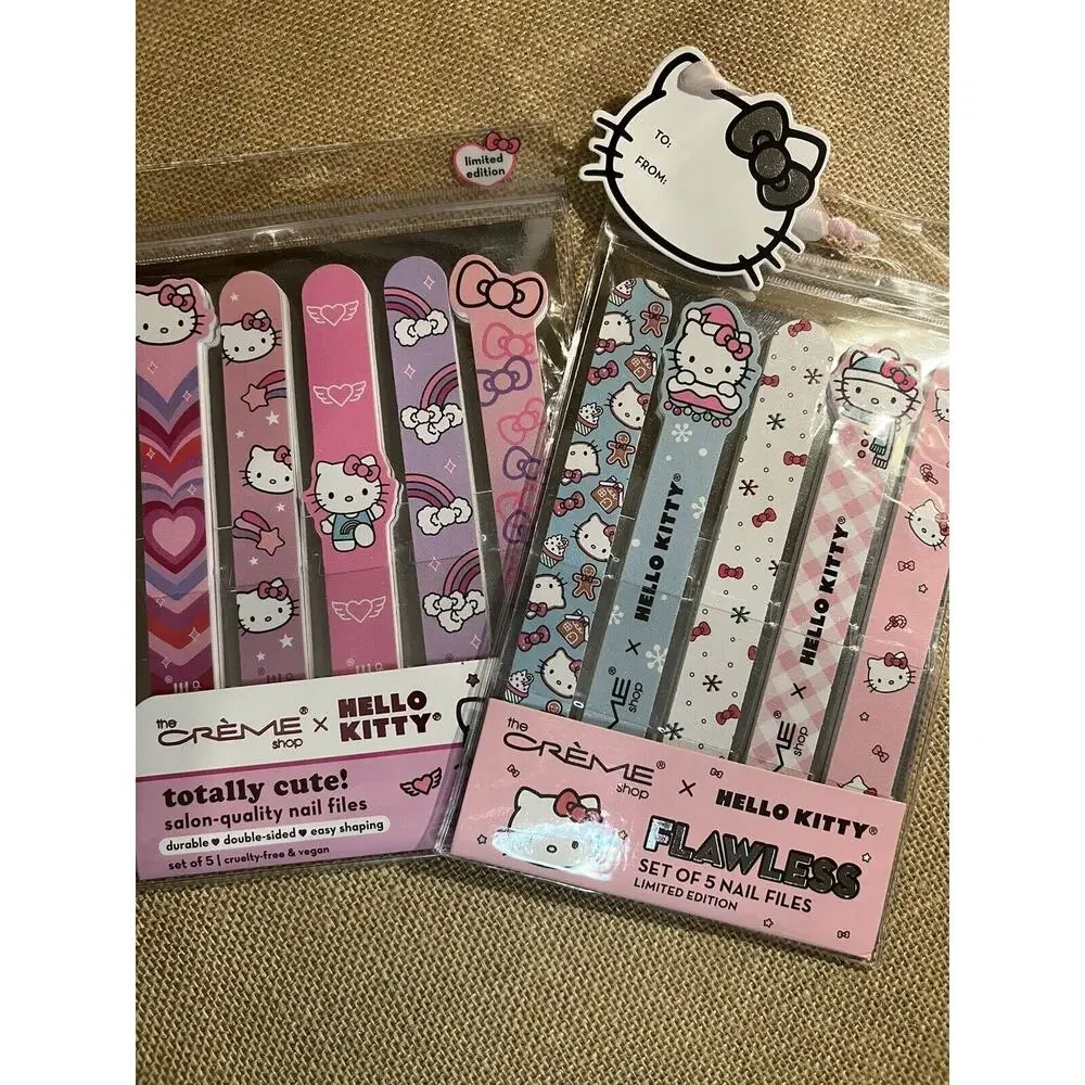 HELLO KITTY Sets of Nail Files-SET OF 2 --TOTALLY CUTE and FLAWLESS
